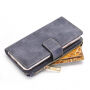 2in1 afneembare kunstlederen hoes met zakje voor Apple iPhone 6 / 6S - donkerblauw