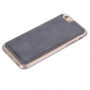 2in1 afneembare kunstlederen hoes met zakje voor Apple iPhone 6 / 6S - donkerblauw