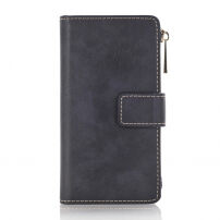 2in1 afneembare kunstlederen hoes met zakje voor Apple iPhone 6 / 6S - zwart