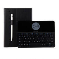 Toetsenbordhoes met draadloos opladen voor iPad 9,7" (2017/2018) / Pro 9,7" / Air 1 / 2  - zwart