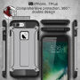 Super bestendige "Armor"-afdekking voor Apple iPhone 8 Plus / 7 Plus - grijs