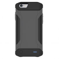 bestand beschermend deksel met externe batterij 4000mAh voor Apple iPhone 6 / 6S / 7 / 8 iPhone 6 / 6S / 7 / 8 - grijs