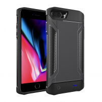 Bestand beschermhoes met externe batterij 4000mAh voor iPhone 6 Plus / 6 Plus / 6 Plus / 7 Plus / 8 Plus / 8 Plus - grijs