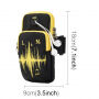 Universele Sportengeval/Handzak voor Apple-iPhone / iPod - zwart-geel