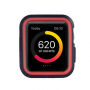 Beschermend siliconenkoker voor Apple horloge 42mm - zwart - rood