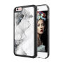 Beschermhoes met zwart frame voor Apple iPhone 6 Plus - roken
