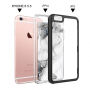 Beschermhoes met zwart frame voor Apple iPhone 6 Plus - roken