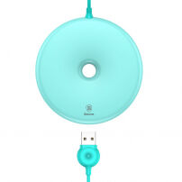 BASEUS draadloze BASEUS draadloze QI lader stijl donut voor Apple iPhone - turquoise