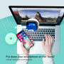 BASEUS draadloze BASEUS draadloze QI lader stijl donut voor Apple iPhone - turquoise