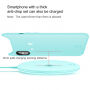 BASEUS draadloze BASEUS draadloze QI lader stijl donut voor Apple iPhone - turquoise