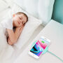 BASEUS draadloze BASEUS draadloze QI lader stijl donut voor Apple iPhone - turquoise