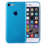 Ultradunne 0,5 mm donkere siliconenhoes voor Apple iPhone 8/7 - blauw