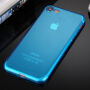 Ultradunne 0,5 mm donkere siliconenhoes voor Apple iPhone 8/7 - blauw