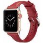 Stijlvolle kunstlederen band voor Apple Watch 42mm / 41mm / 40mm / 38mm - rood