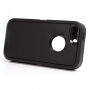 stevige koffer met riemclip voor iPhone SE (2016) / 5 / 5S - zwart
