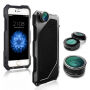 VIKING set van resistente cover met drie cameralenzen voor iPhone SE (2016) / 5S / 5S / 5