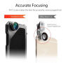 VIKING set van resistente cover met drie cameralenzen voor iPhone SE (2016) / 5S / 5S / 5