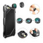 VIKING set van resistente cover met drie cameralenzen voor iPhone SE (2016) / 5S / 5S / 5