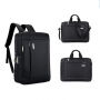 Luxe tas / rugzak voor iPad / MacBook naar 17" - zwart