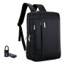 Luxe tas / rugzak voor iPad / MacBook naar 17" - zwart
