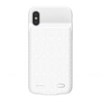 BASEUS-batterijdeksel 3500mAh iPhone X - wit