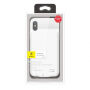 BASEUS-batterijdeksel 3500mAh iPhone X - wit