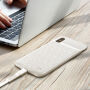 BASEUS-batterijdeksel 3500mAh iPhone X - wit