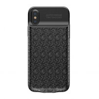 BASEUS-batterijdeksel 3500mAh iPhone X - zwart
