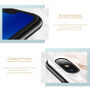 FLOVEME kunststof deksel voor Apple iPhone XS - wit marmer