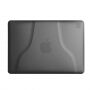 Kunststof deksel met standaard voor MacBook Air 13" - zwart