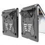 Kunststof deksel met standaard voor MacBook Air 13" - zwart