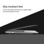 Kunststof deksel met standaard voor MacBook Air 13" - zwart