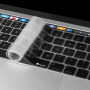 ENKAY 2in1 beschermhoes met ultradunne EU-toetsenbordcover voor MacBook Pro 15" (A1707 / A1990) - zwart