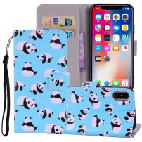 Flipcase voor iPhone XS Max. - panda's