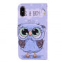 Flipcase voor iPhone XS Max. - steenuil
