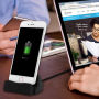Oplaad- en docking magnetisch station voor iPhone - zwart
