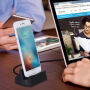 Oplaad- en docking magnetisch station voor iPhone - zwart