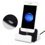 Oplaad- en docking magnetisch station voor iPhone - zilver