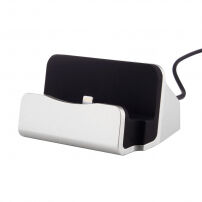 Oplaad- en docking magnetisch station voor iPhone - zilver