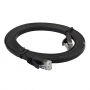 Ethernet CAT-6 RJ45 kabel voor MacBook - 3 m - zwart