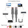 Ethernet CAT-5e RJ45 kabel voor MacBook - 1,5 m - grijs