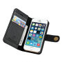 2in1 afneembare koffer voor iPhone 5 / 5S / SE (2016) - zwart