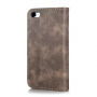 2in1 afneembare koffer voor iPhone 5 / 5S / SE (2016) - bruin
