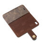 2in1 afneembare koffer voor iPhone 5 / 5S / SE (2016) - bruin