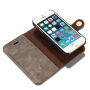 2in1 afneembare koffer voor iPhone 5 / 5S / SE (2016) - bruin