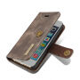 2in1 afneembare koffer voor iPhone 5 / 5S / SE (2016) - bruin