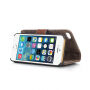 2in1 afneembare koffer voor iPhone 5 / 5S / SE (2016) - bruin