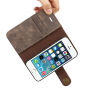 2in1 afneembare koffer voor iPhone 5 / 5S / SE (2016) - bruin