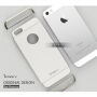 IPAKY elegante hoes voor iPhone 5 / 5S / SE (2016) - zilver