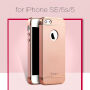 IPAKY elegante hoes voor iPhone 5 / 5S / SE (2016) - roze-goud